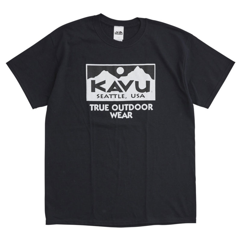 アウトドアブランドのカブー（KAVU）のTシャツ